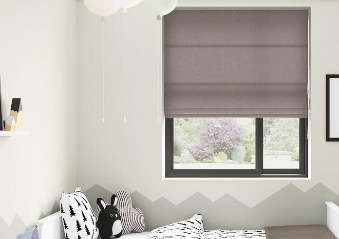 Knightsbridge, Smoke - Twist&Fit Roman Blind - Image 3